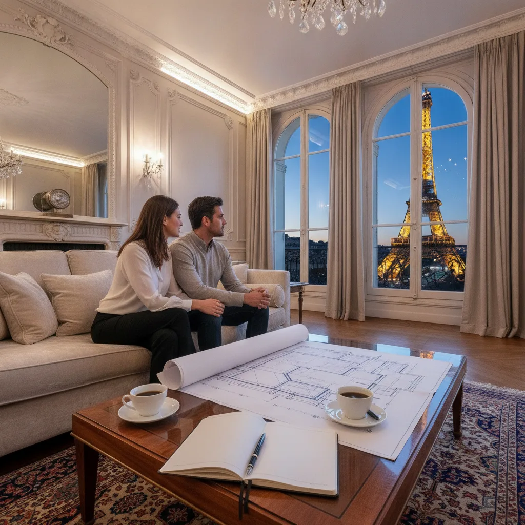 appartement vue tour eiffel paris 7